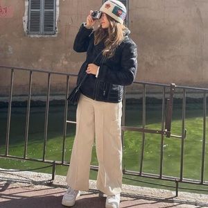 Urban Outfitters cream soft pants, XXS